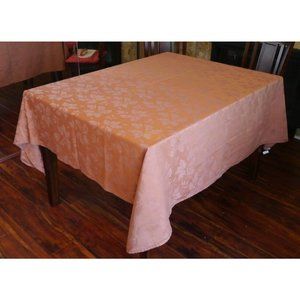 Milliken Signature Plus Softouch Polyester Tablecloth 72" Square USA Made Copper